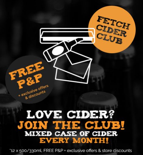 Fetch Cider Club - Mixed case of 12 different ciders every month