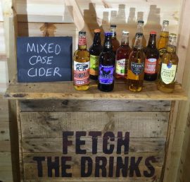 A Fetch The Drinks unique cider mixed case of 12 x 330/500 ml
