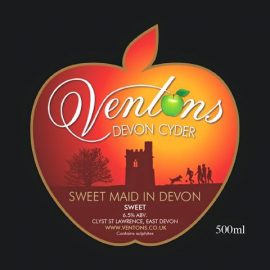 Ventons - Sweet Maid in Devon 6.0% 20 litre Bag in Box