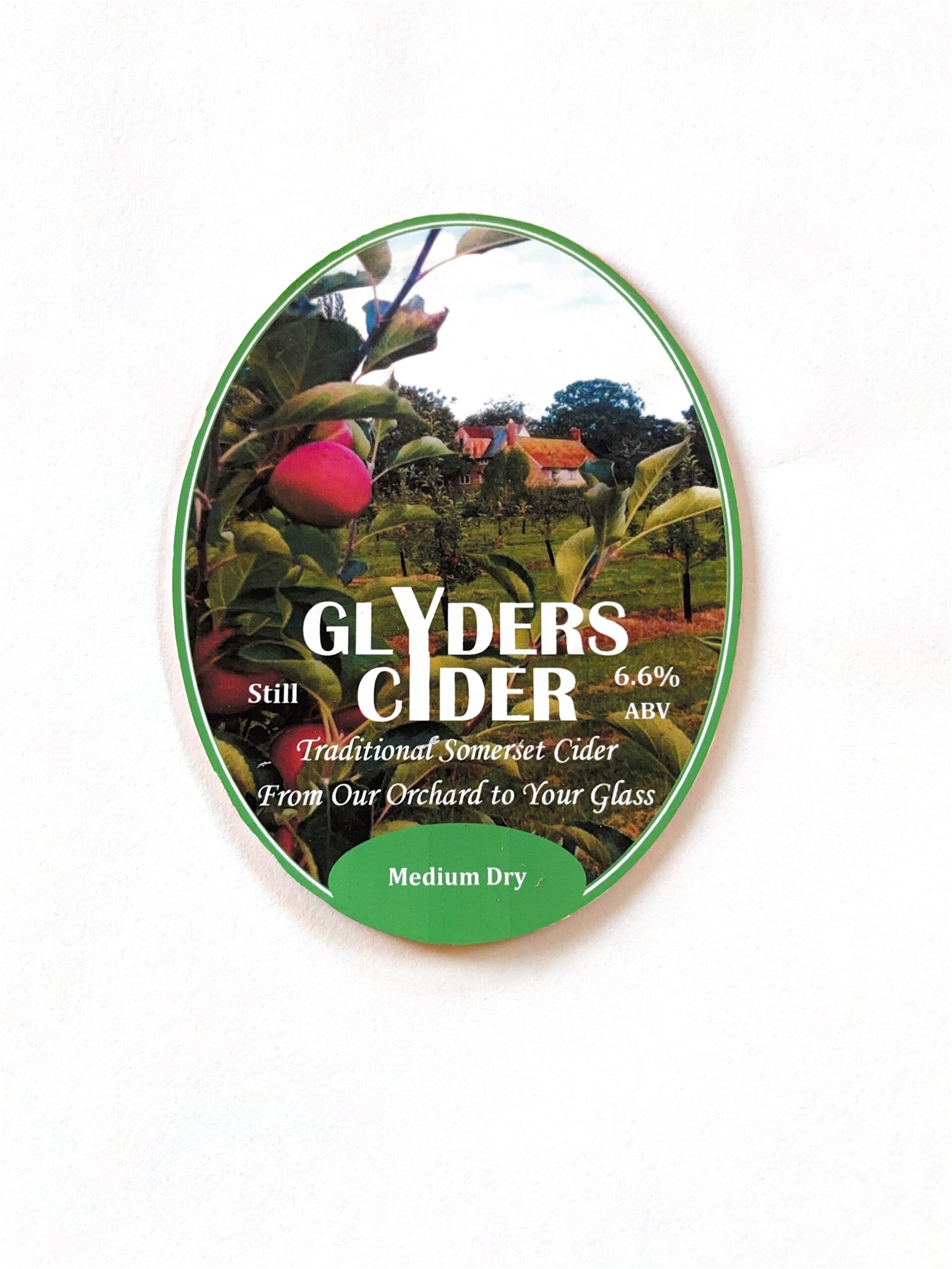 Glyders Cider - Medium Dry - 6.6% - 35 pint bag in box